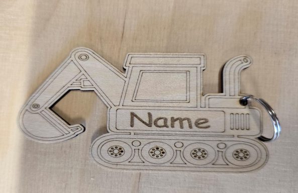 Schlüsselanhänger mit Namensgravur