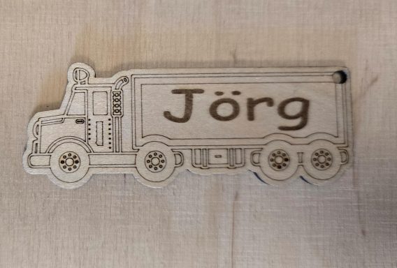Schlüsselanhänger mit Namensgravur